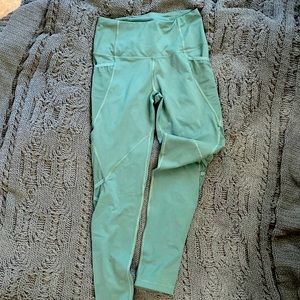 Victoria’s Secret green leggings with cute mesh